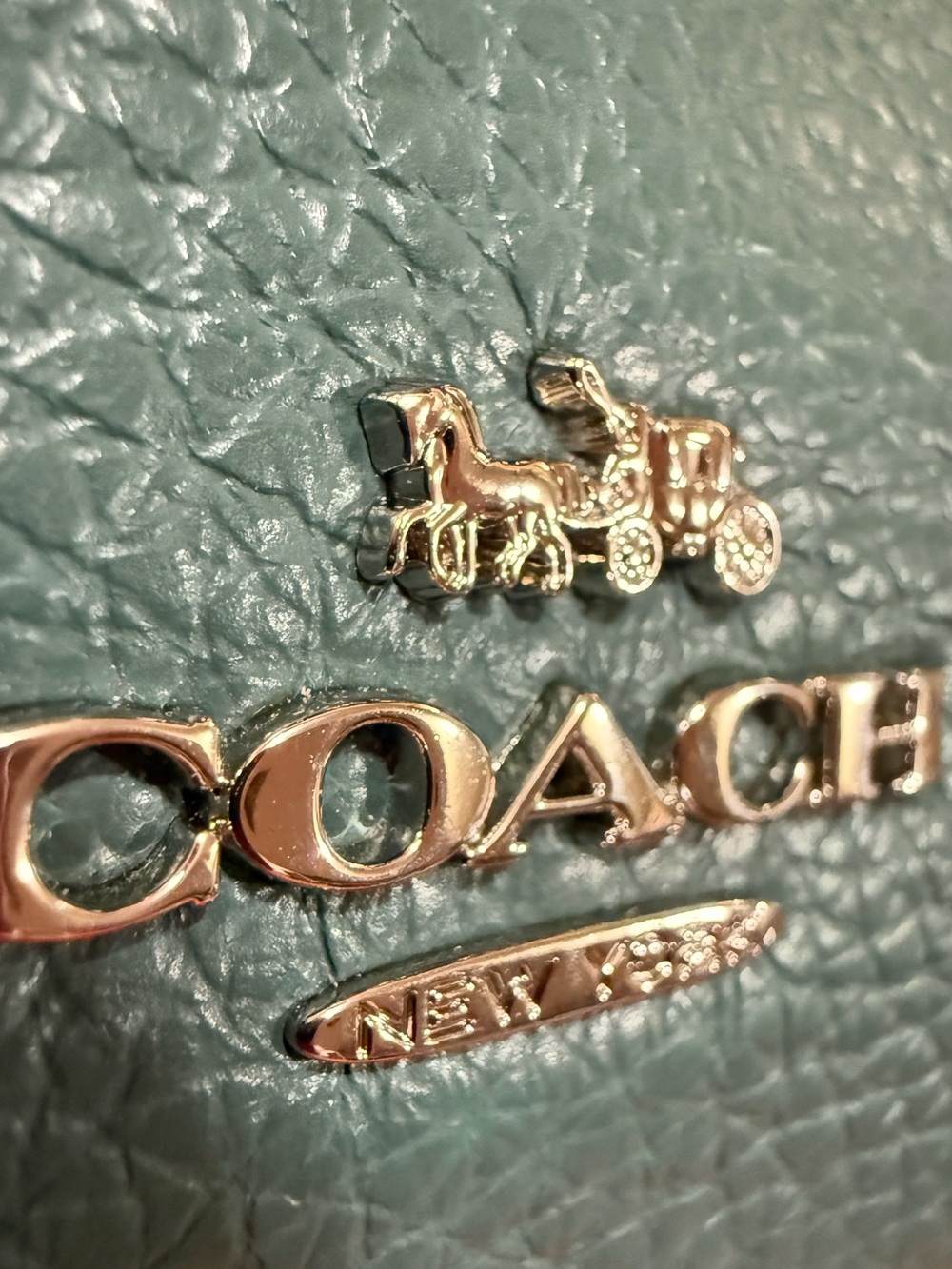 WOW POSHMARK - Authentic NWT Coach Pebbled Leather Turquoise Backpack